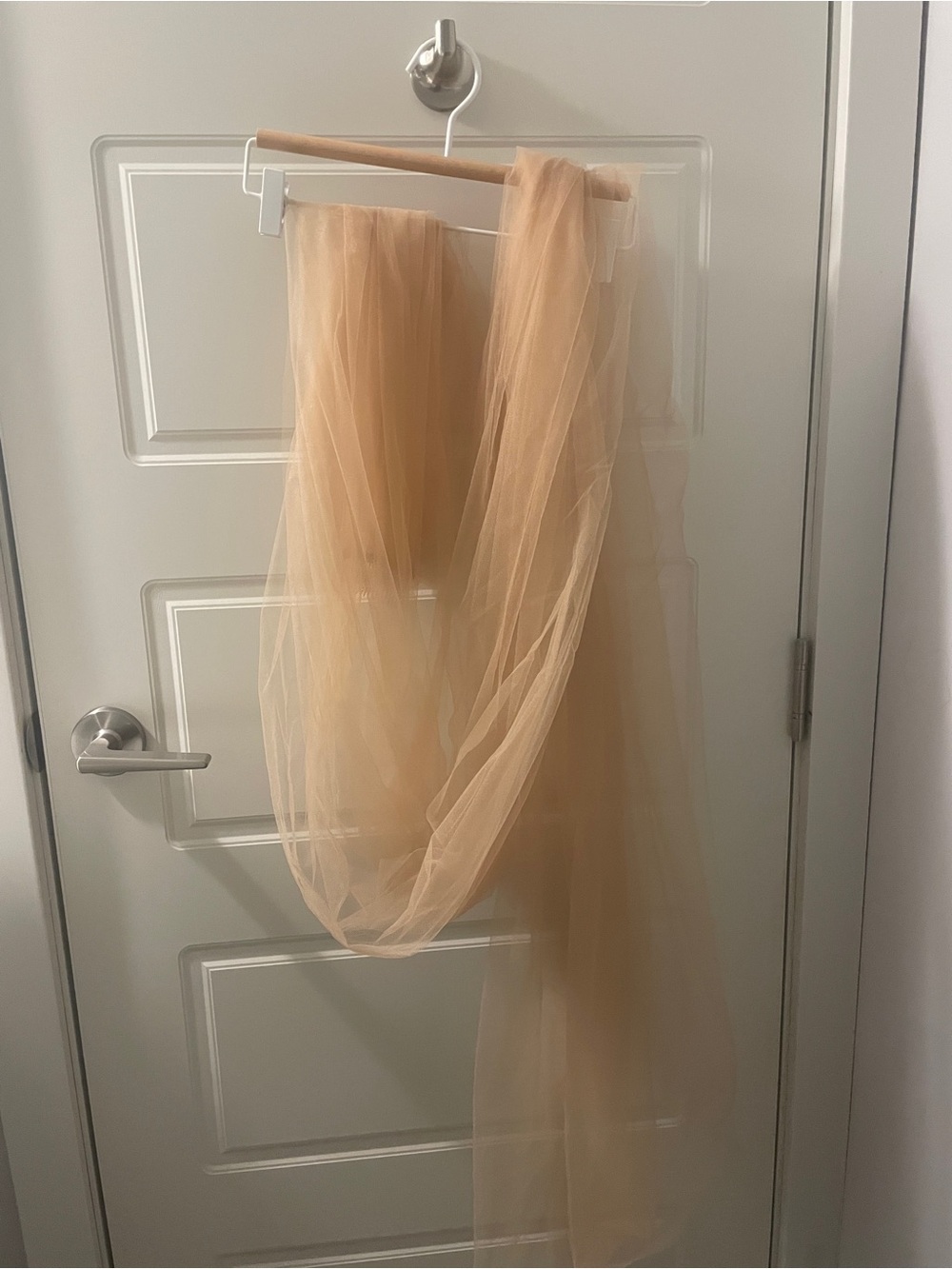 Lightweight Sheer Scarf in Beige - Women Accessories